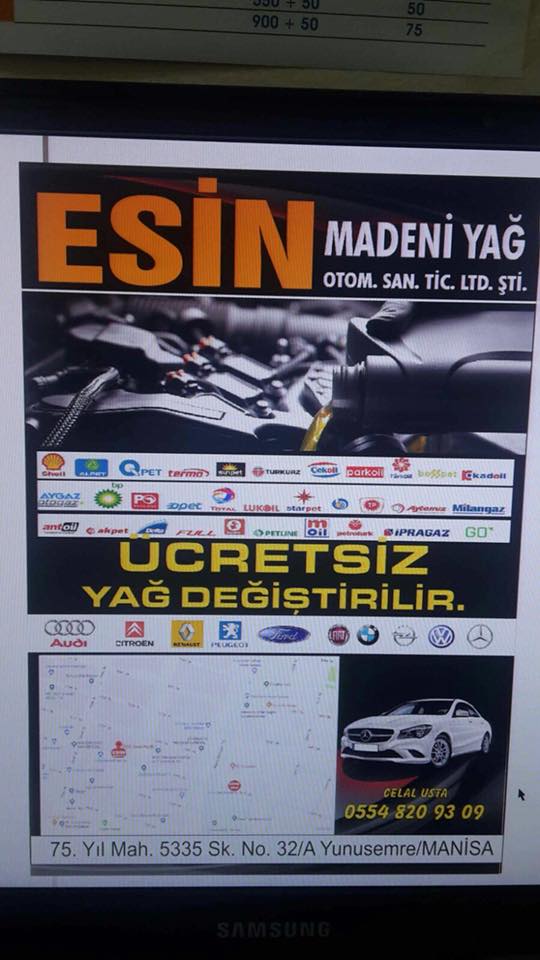 Esin Madeni Yağ